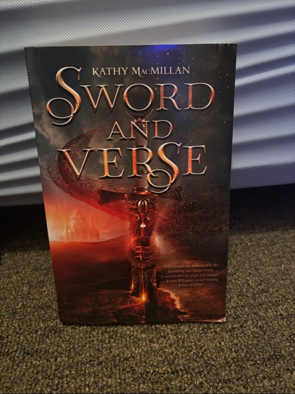 Kathy MacMillan "Sword and Verse" Paperback - Red & Black Cover